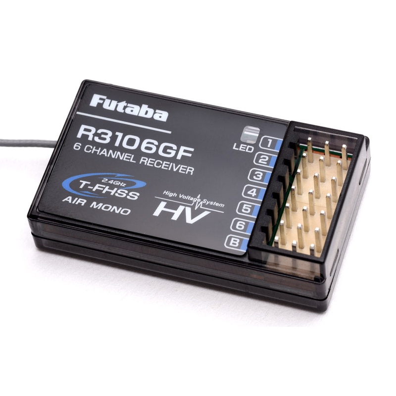 Futaba R3106GF 6 Channel Receiver (T-FHSS) Mono HV