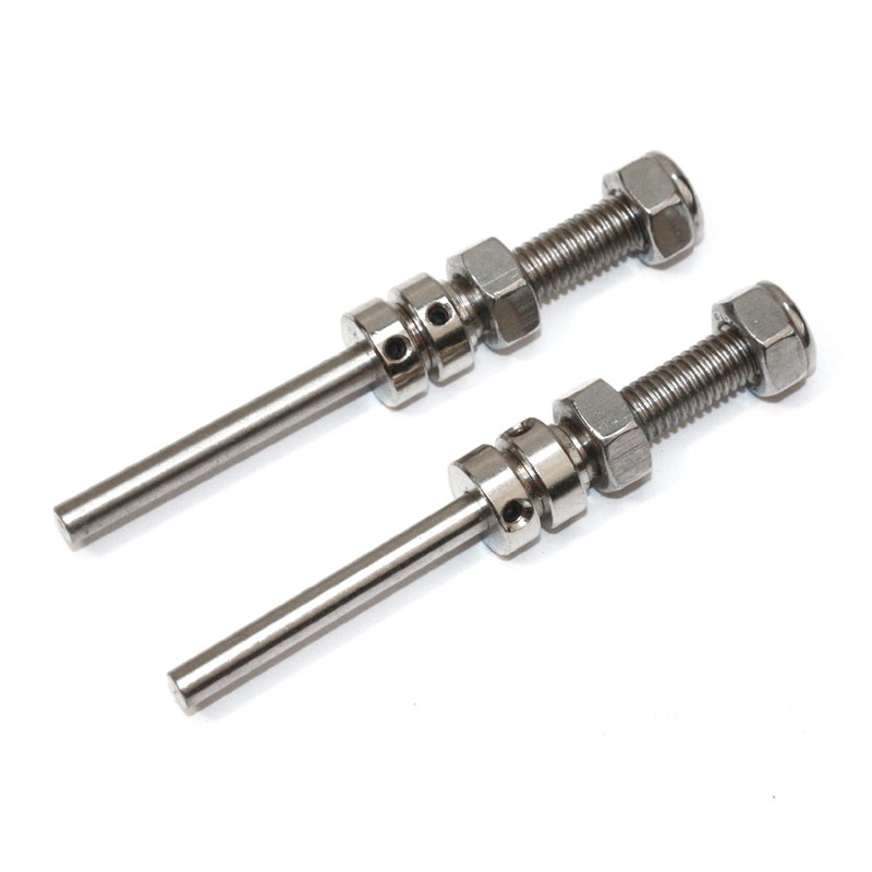 Pilot RC Wheel Axles For 50-60cc Plane (5x57mm) (Pair) PIL433