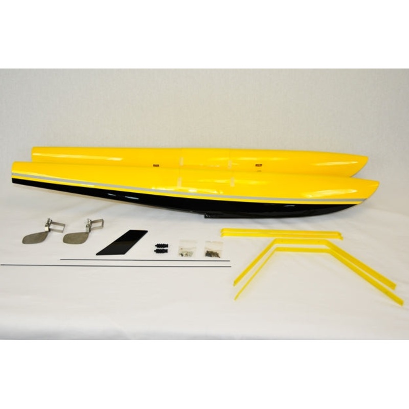 Float Kit 84 Turbo Bushmaster Yellow / Black Extreme Flight L304-YF