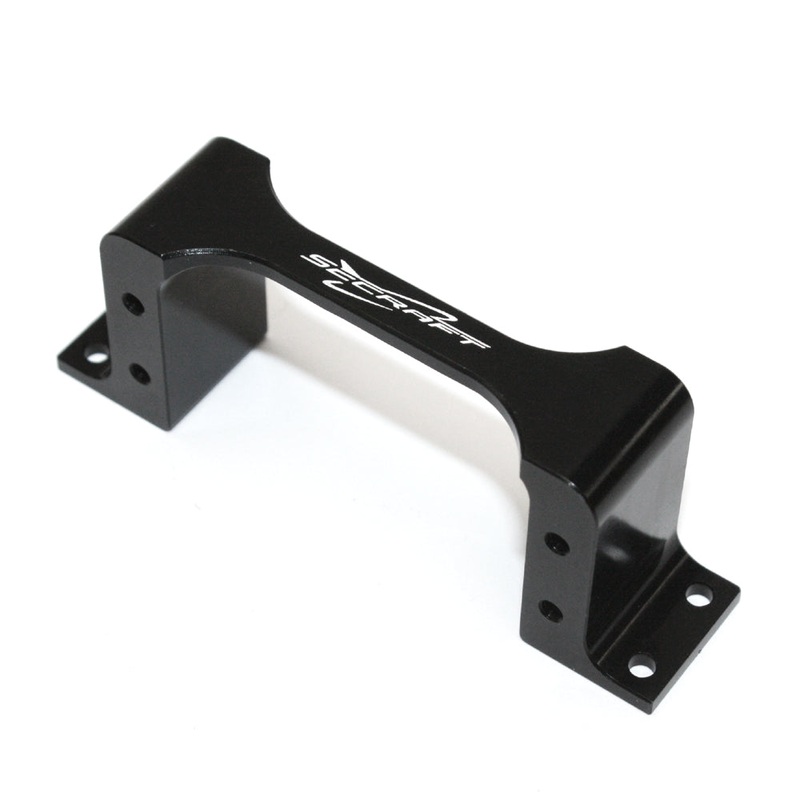 Secraft Side Servo Mount Small Type – JR, Futaba, Hitec, Savox (Black) SEC302