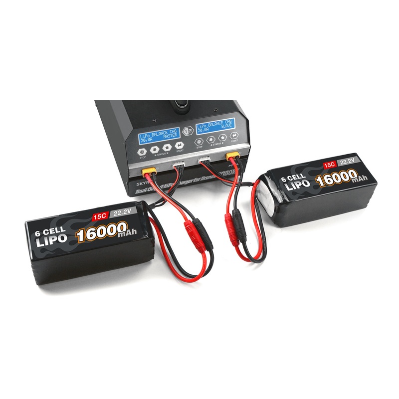 SkyRC PC1080 Dual AC Mains Charger for 6s Lipo Batteries SK-100124