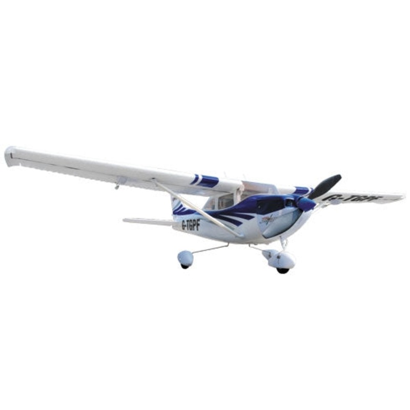 Top Gun Park Flite Cessna 182 Skylane RTF Mode 2 – Blue TGP0355B
