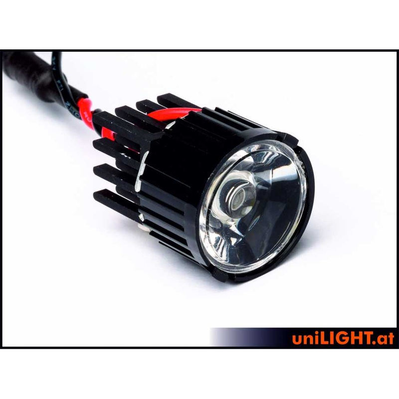 UniLight 8W Eco-Spotlight With Lens, 22mm T-Fuse White SPOT22F-080-WE