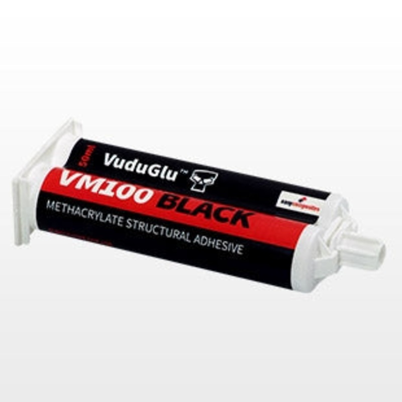 VM100 Black 10min Methacrylate Adhesive 50ml Twin Tube for Bonding of Composite Materials with Mixing Nozzle