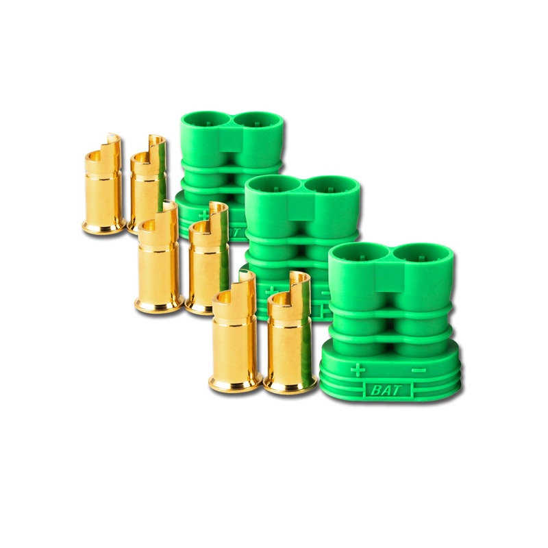 Castle Creations Castle Polarized Bullet Conn Female 6.5mm Pk3 CC6900
