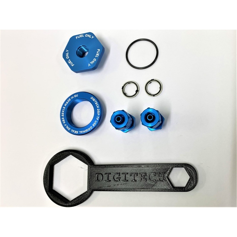 Digitech High Flow Fuel Tank Fitting 8mm & 5/32 Tygon