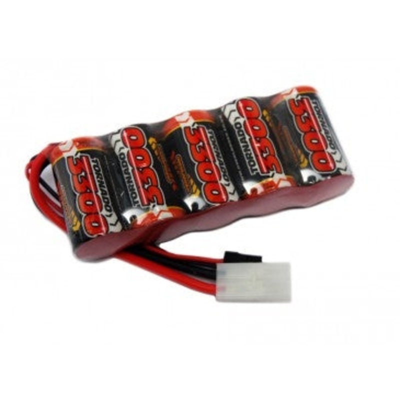 Overlander SubC 3300mAh 6V Flat Premium Sport NiMH Battery – Tamiya & JR Connector 2590