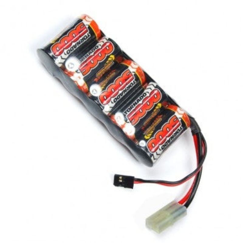 Overlander SubC 5000mAh 6V Flat Premium Sport NiMH Battery – Tamiya + JR Connector 1595