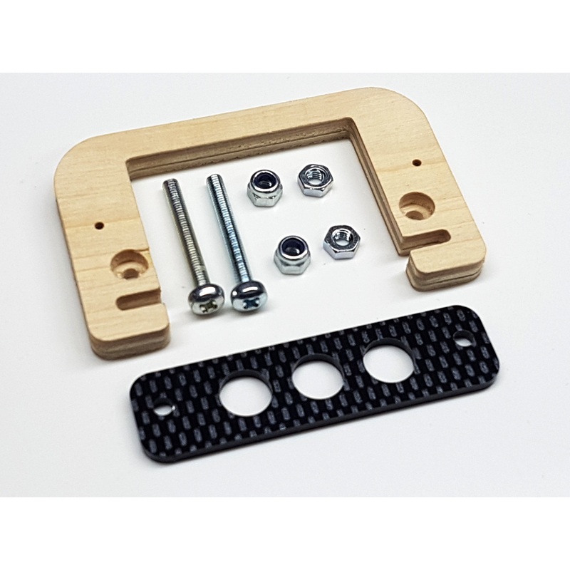 Servo Mount / Holder 40 mm ABS-Carbon Click Holder from STV-Tech 017-07