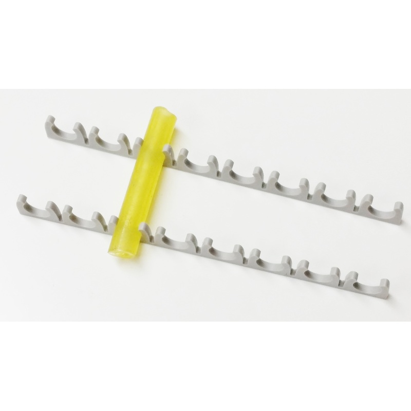 Tube Holder 6.6mm Tygon Grey Click Holder from STV-Tech 011S-10