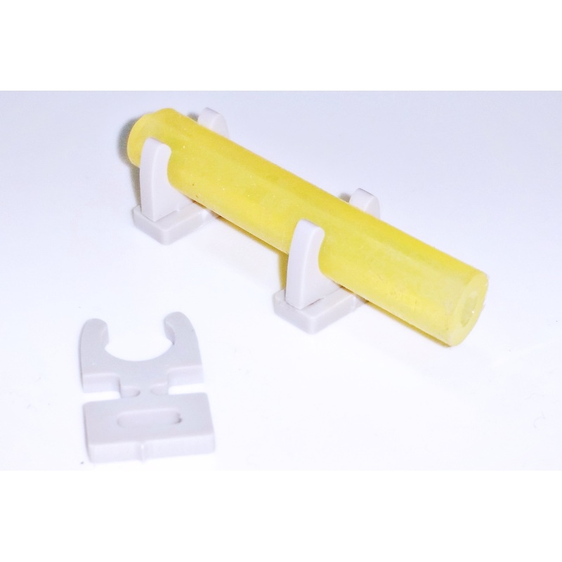 Tube Holder Tygon 6.6mm Single Grey Click Holder from STV-Tech 011-13G