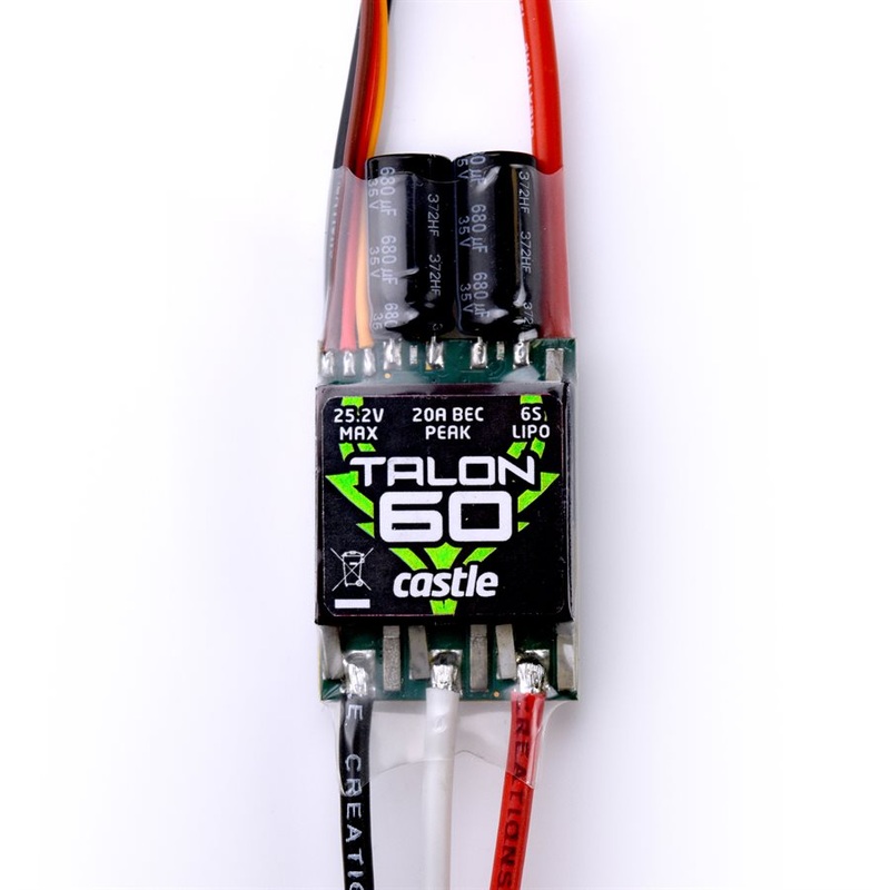 Castle Creations Talon 60 60AMP 6S MAX HD BEC CC010-0163-00