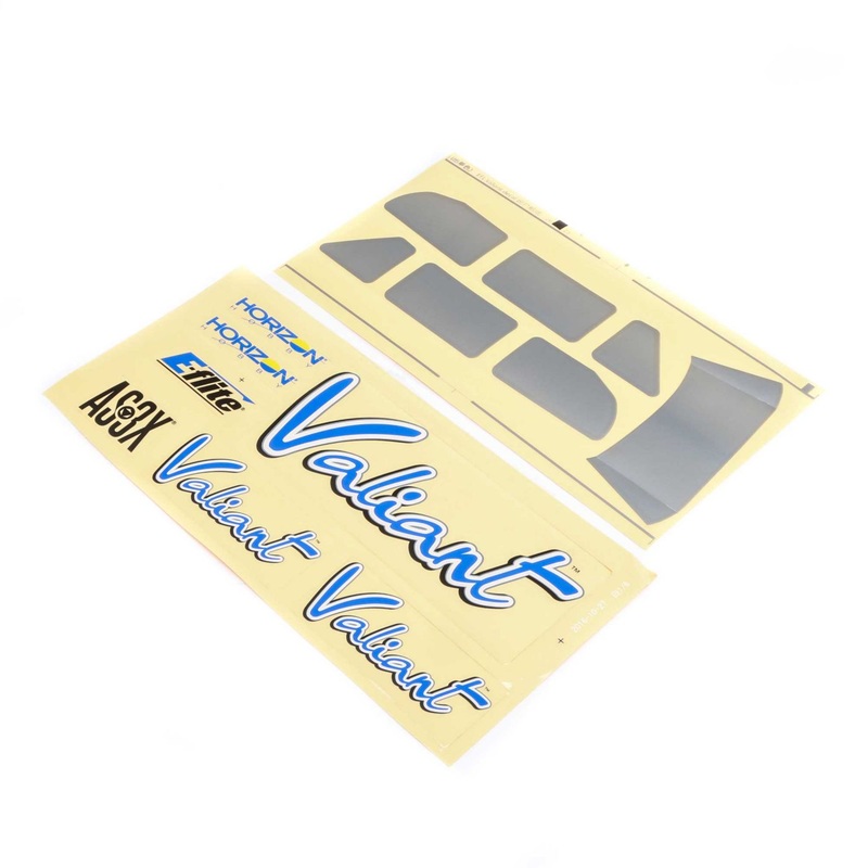 E-Flite Valiant 1.3: Decal Sheet EFL4963