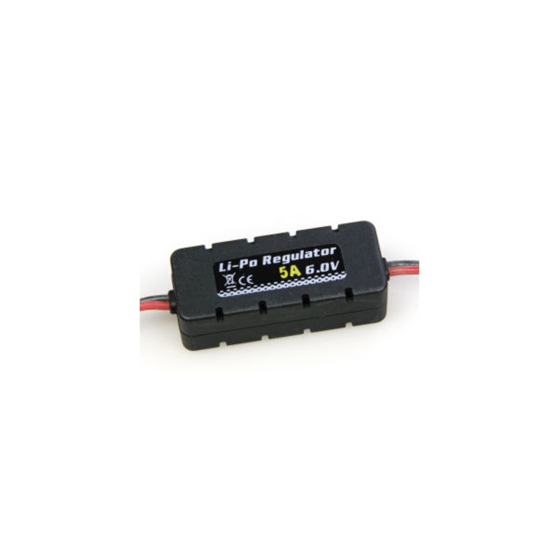 Etronix LiPo Regulator 6.0v 5A W/Casing 20x14x49mm ET0556