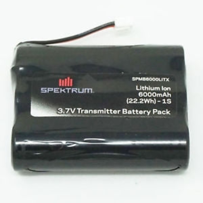 Spektrum 6600mAh 1S Li-Ion Transmitter Battery: NX6/NX8/NX10/iX12 SPMB6600LITX1S