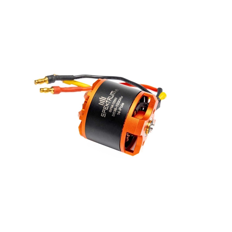 Spektrum Brushless Outrunner Motor: 3536-1030kv 14-Pole SPM-1000