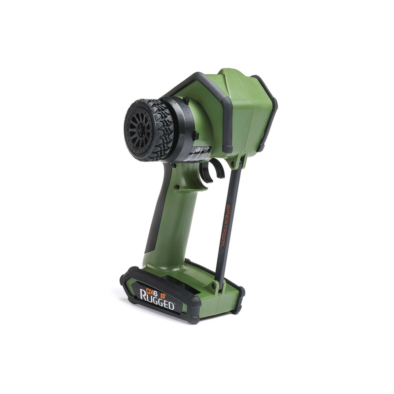 Spektrum DX6 Rugged 6-Channel DSMR Transmitter Only, Green SPMR6215G