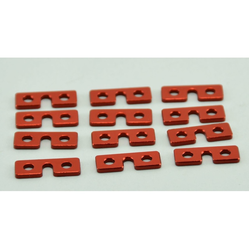 CNC Servo Washers (12 piece) – Suits Standard Size JR / Spektrum Futaba & Hitec Servos by Intairco IAC-669