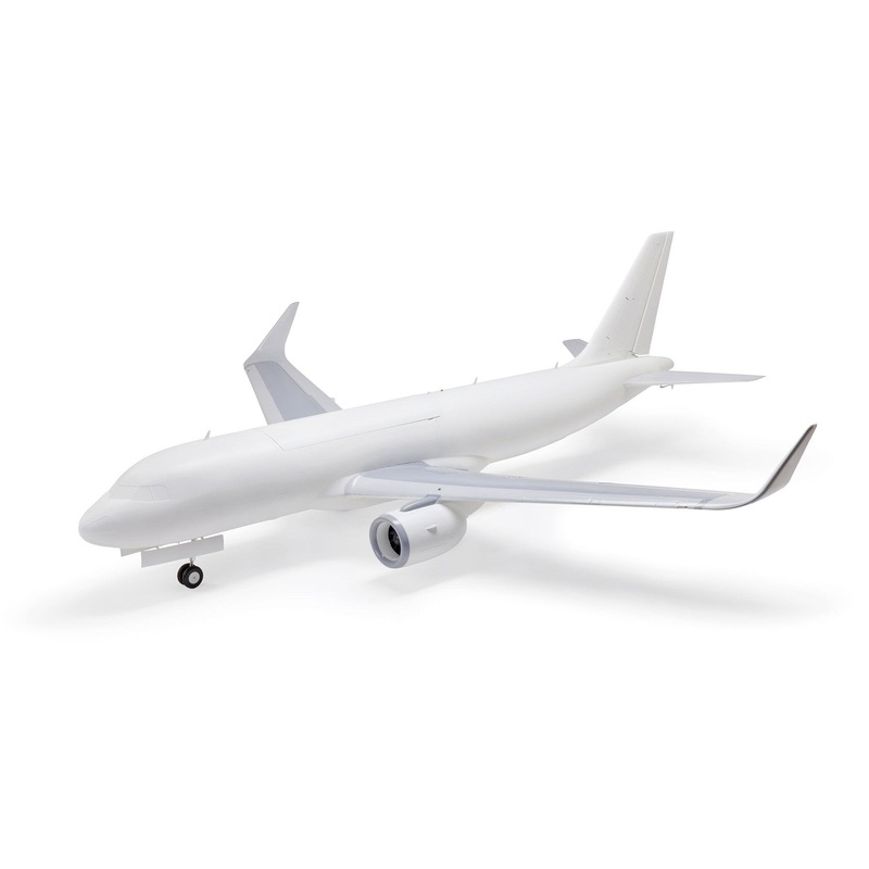 E-Flite Airbus A320neo Twin 64mm EDF BNF Basic w/AS3X+ SAFE White EFL-1495