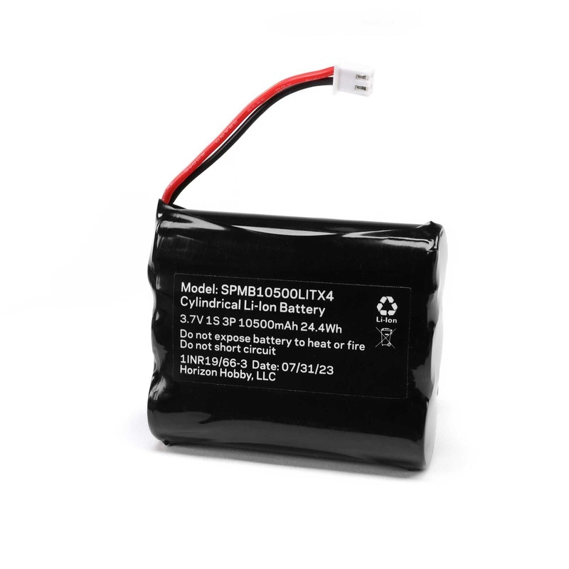 Spektrum 3.7V 1S 10500mAh LiIon Transmitter Battery: iX14+ SPMB10500LITX4