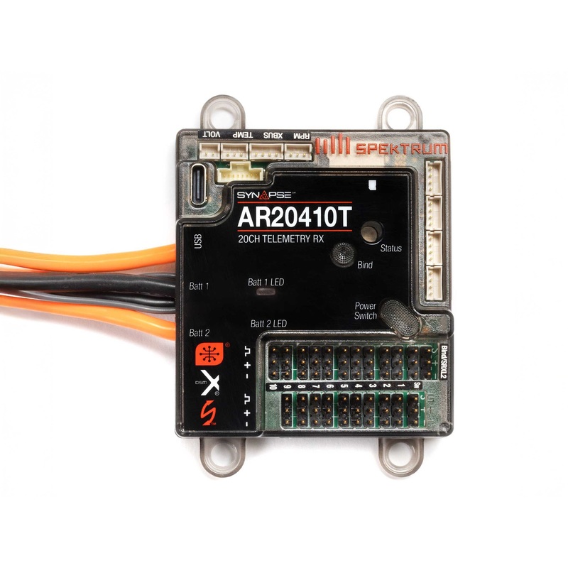 Spektrum AR20410T 20-Channel PowerSafe Telemetry Receiver SPMAR20410T